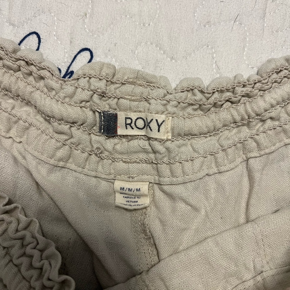 Roxy Linen Shorts - Picture 3 of 5
